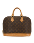 Vintage Alma PM, &pound;450, Handbags, Brown, Canvas, Front view